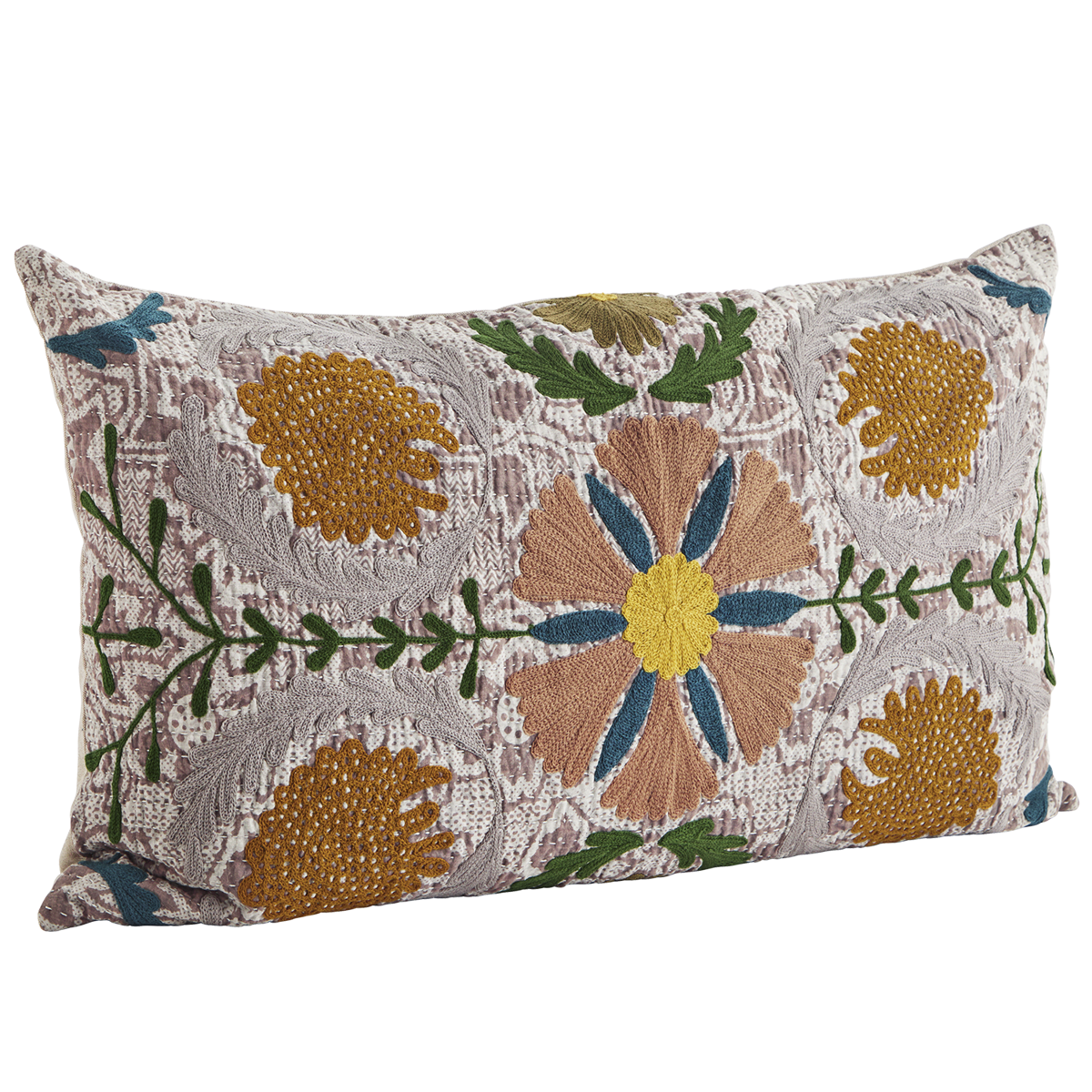 Suzani embroidered cushion cover