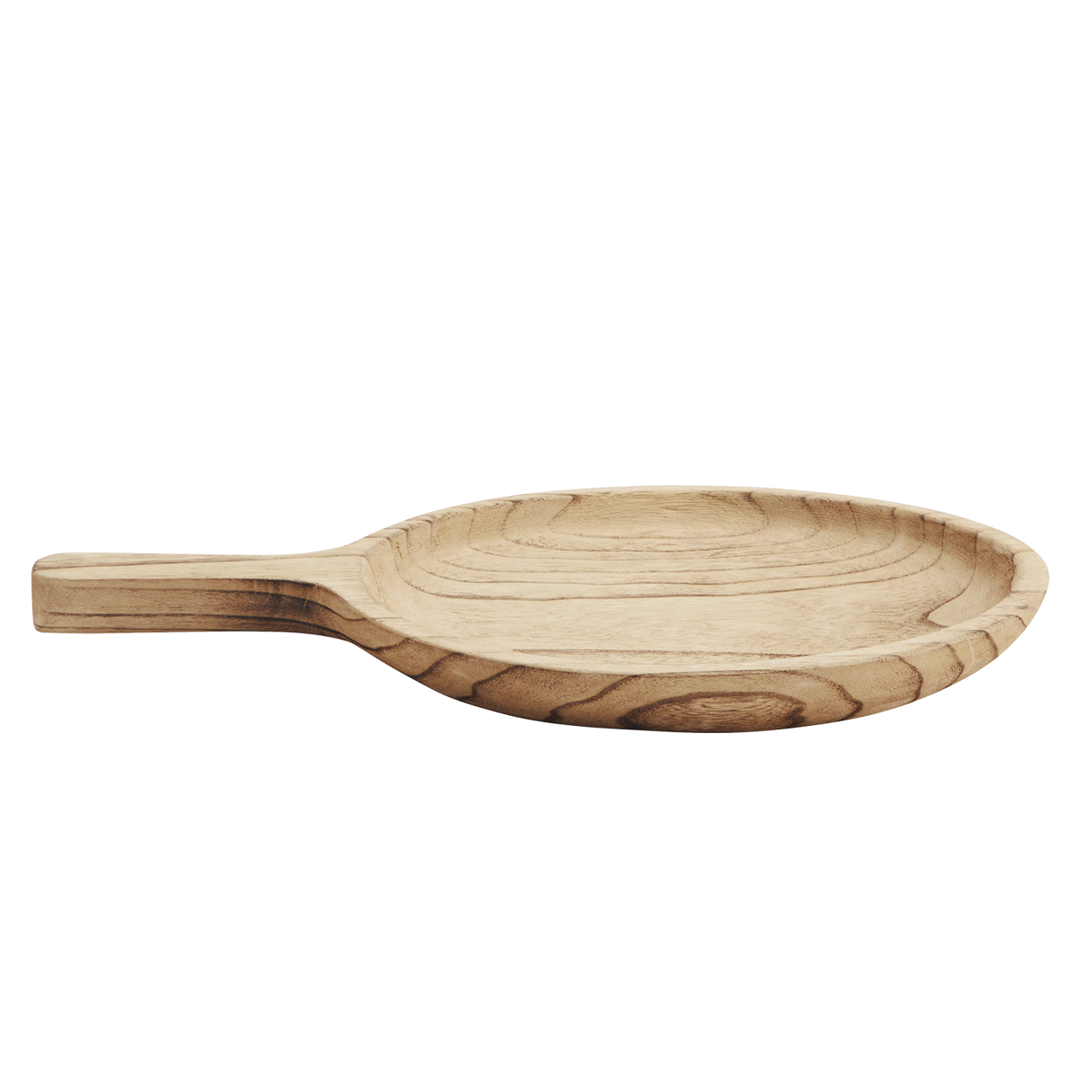 Wooden tray w/ handle