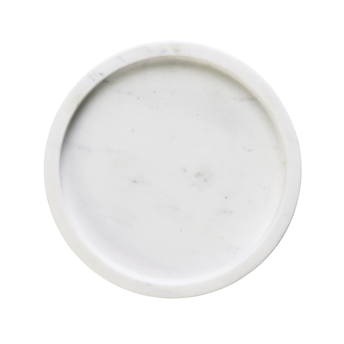Round marble tray
