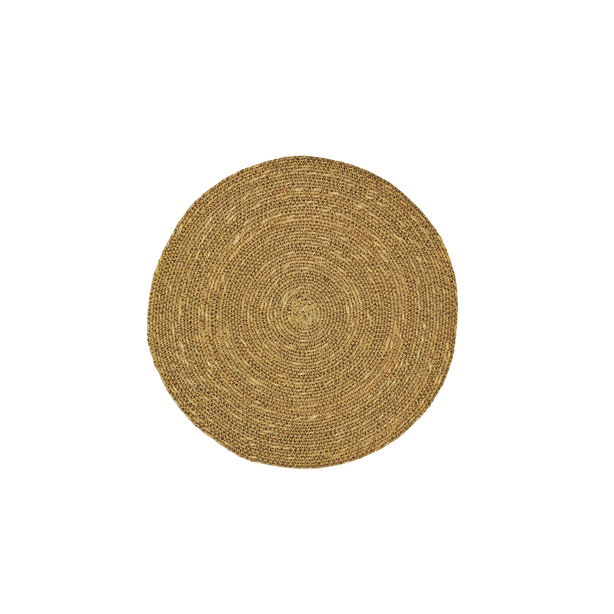 Round seagrass placemat