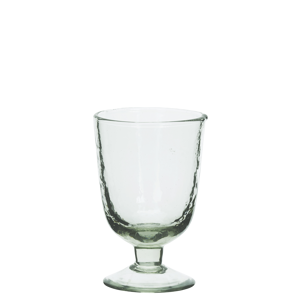 Hammered wine glass