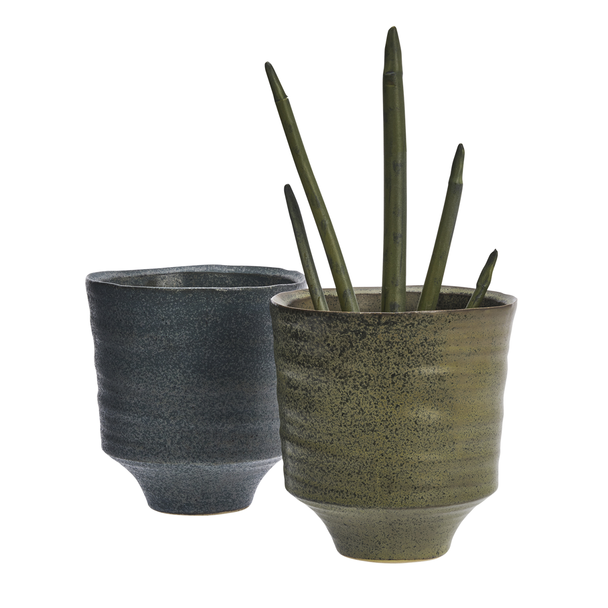 Stoneware flower pot
