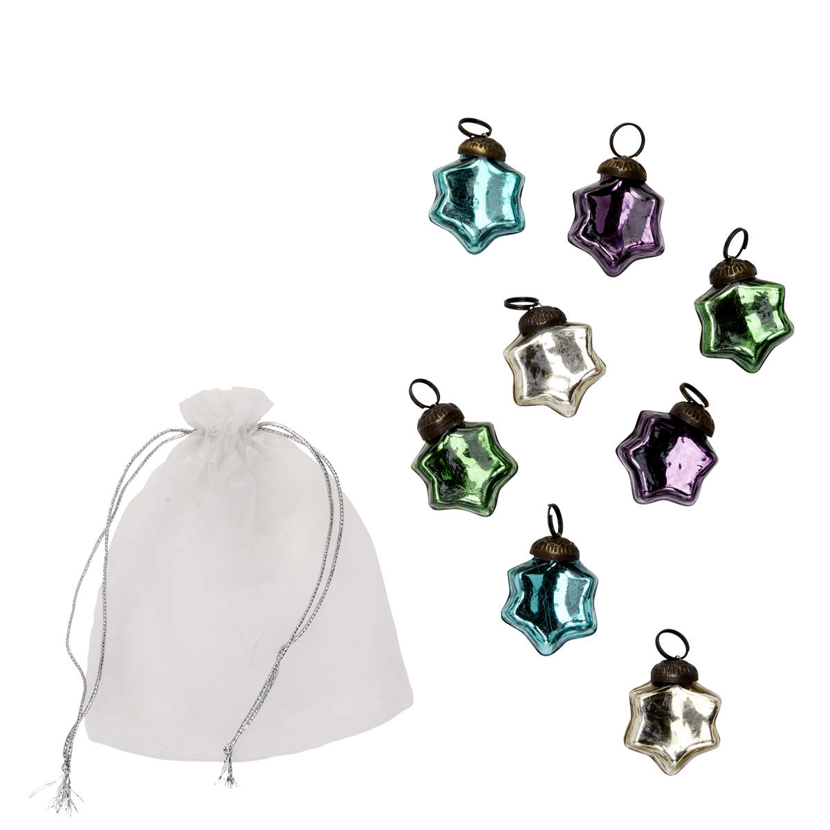 Hanging glass stars