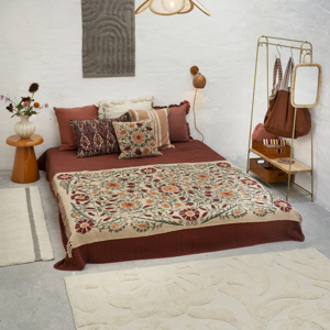Tufted cotton rug