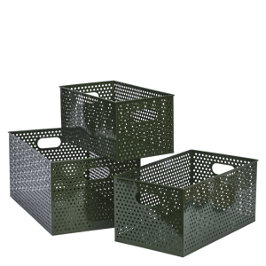 Iron storage boxes