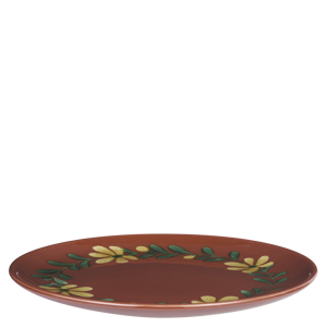 Hand-painted dinner plate
