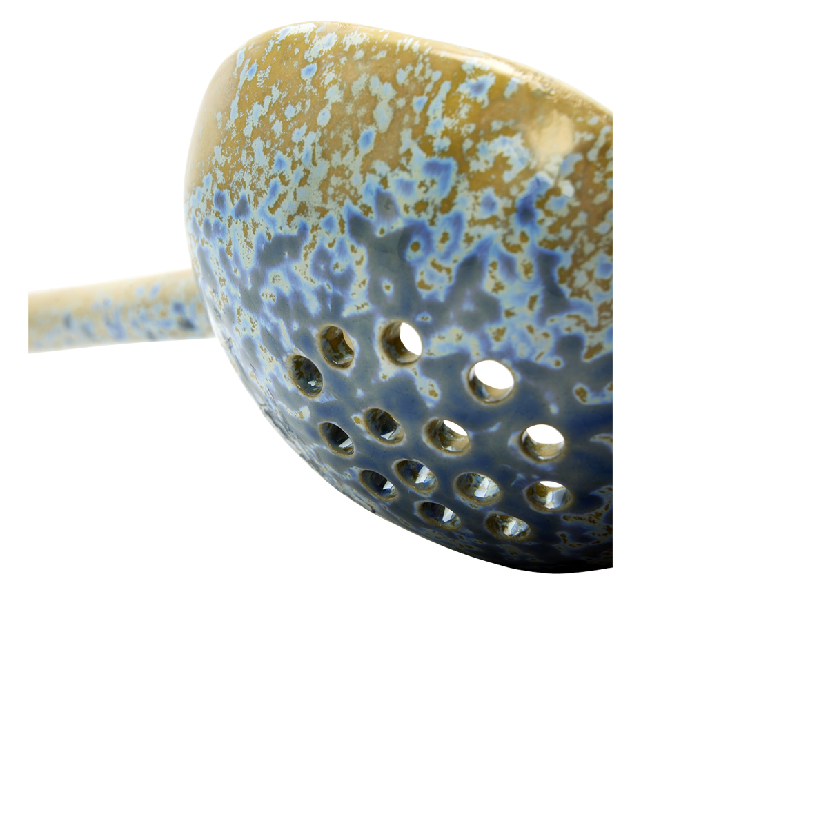 Stoneware serving spoon