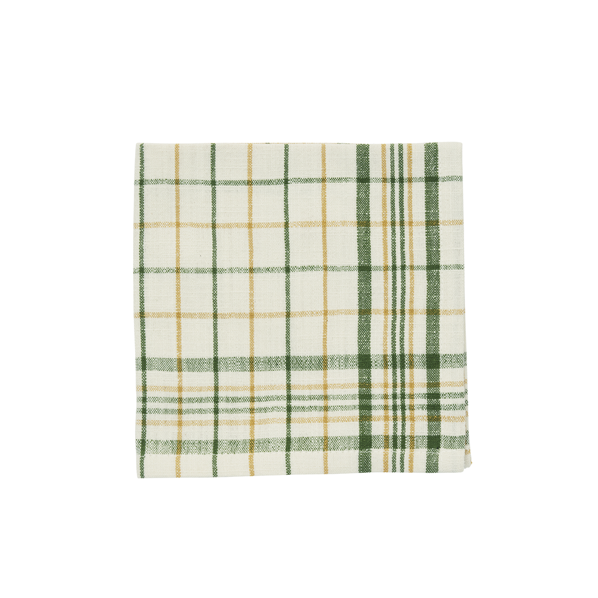 Checked cotton napkins