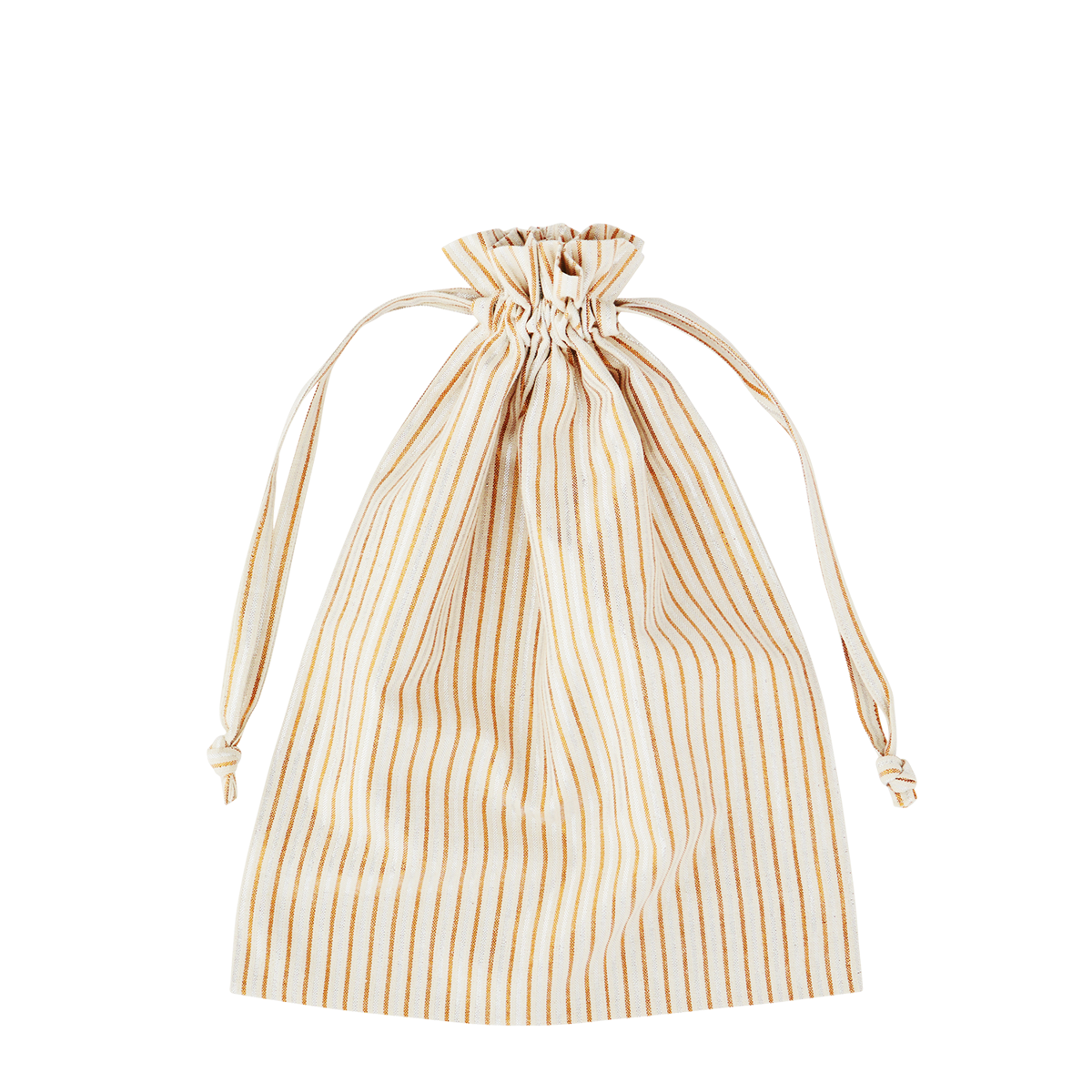 Striped cotton bag