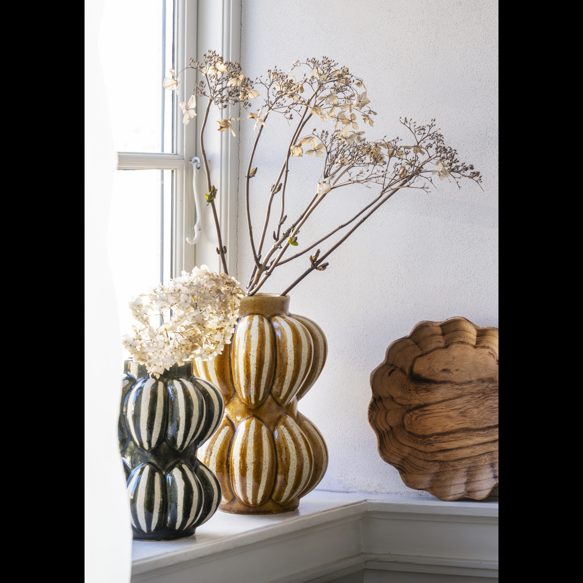 Stoneware vase