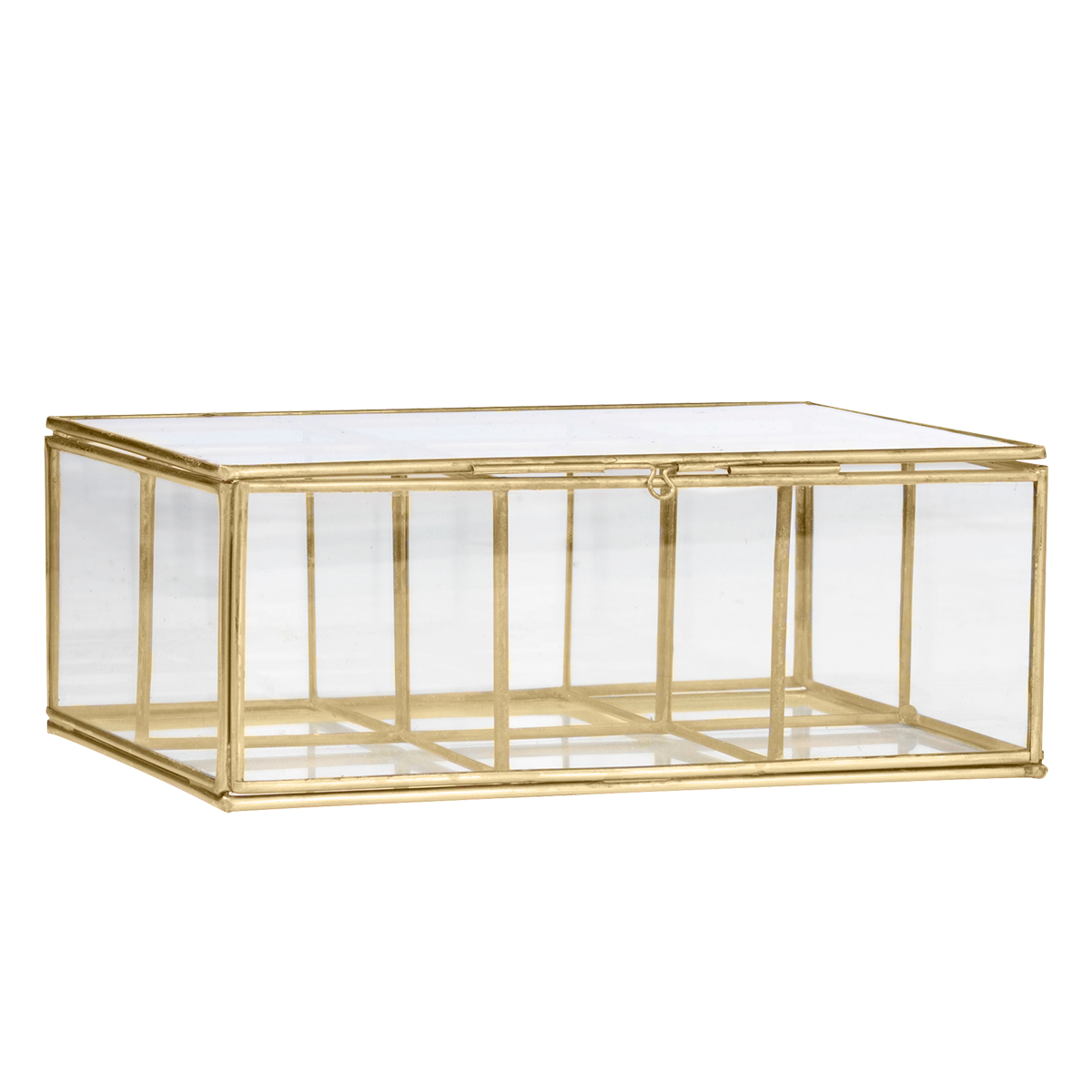 Glass box w/ dividers