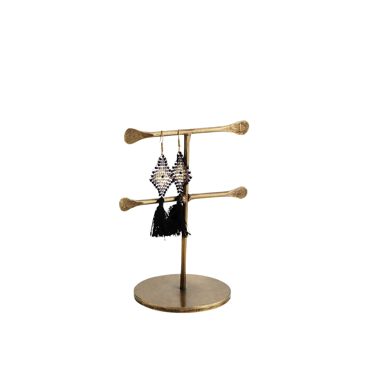 Hand forged jewellery stand