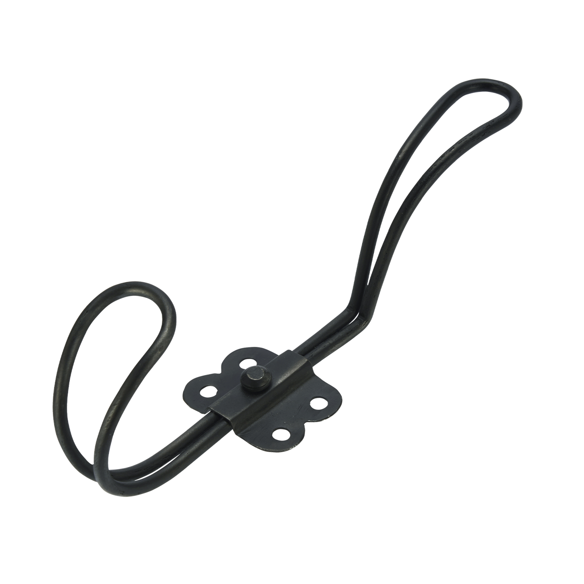 Hand forged iron hook