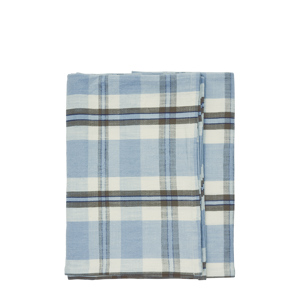 Checked cotton tablecloth