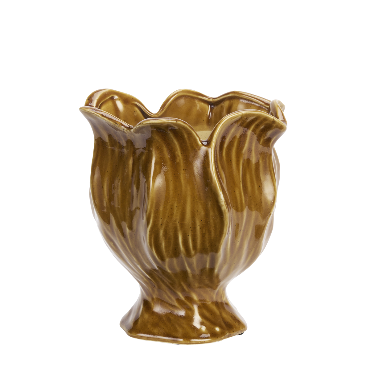 Stoneware flowerpot