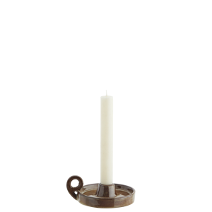 Stoneware candle holder