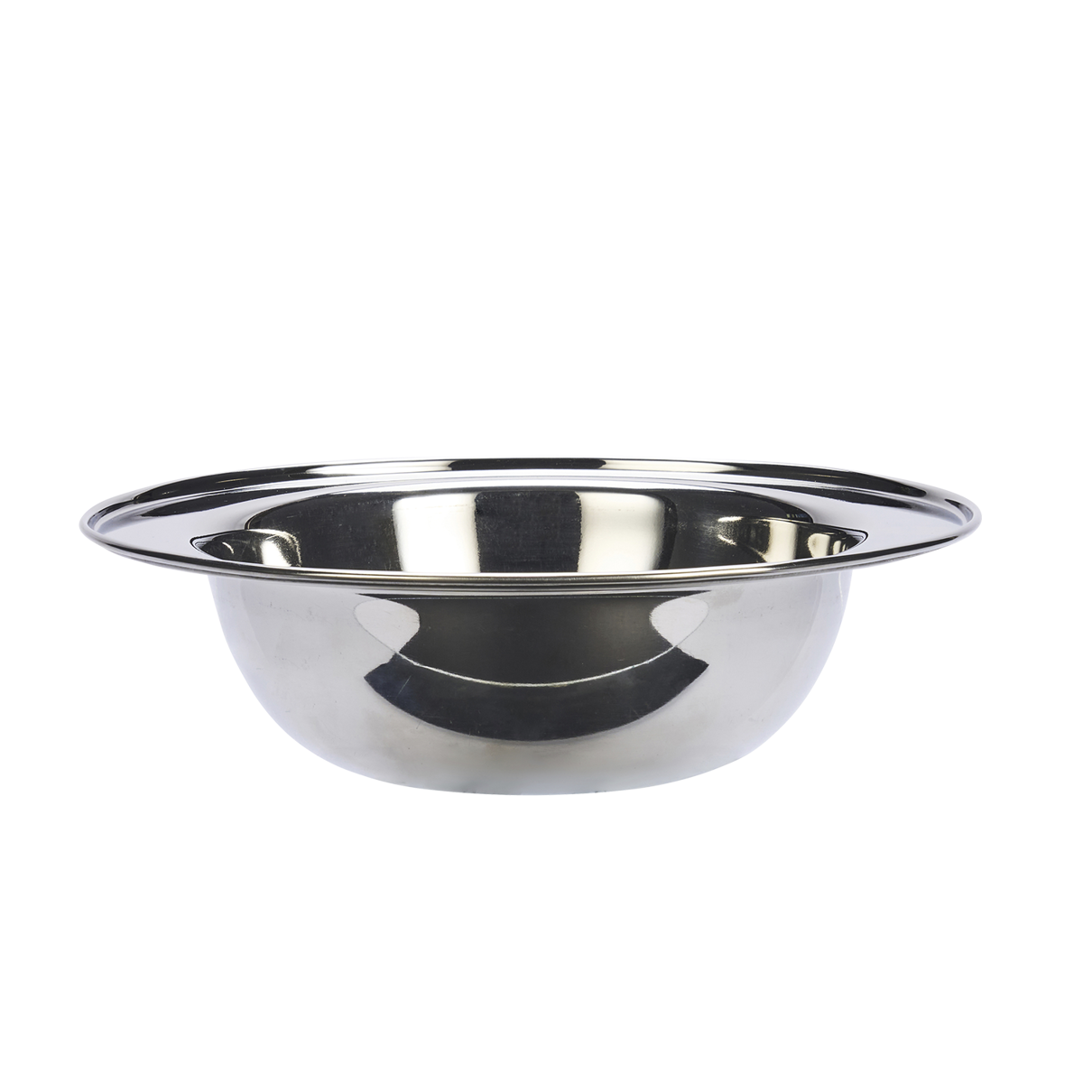 Stainless steel serving bowl