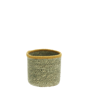 Small round seagrass basket