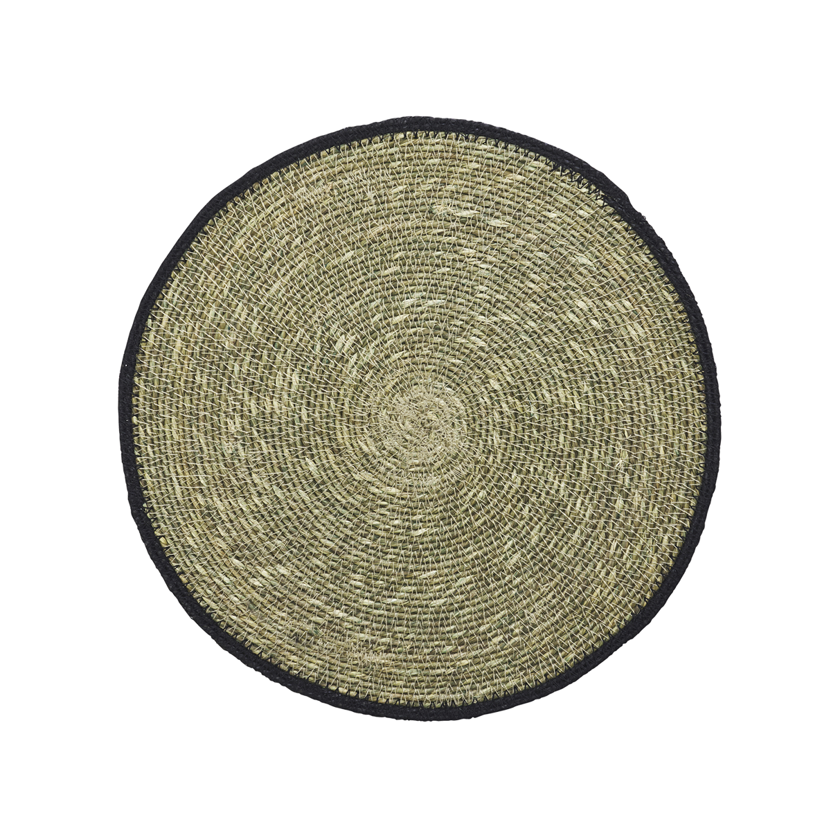 Round seagrass placemat