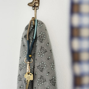 Handmade cotton keyring
