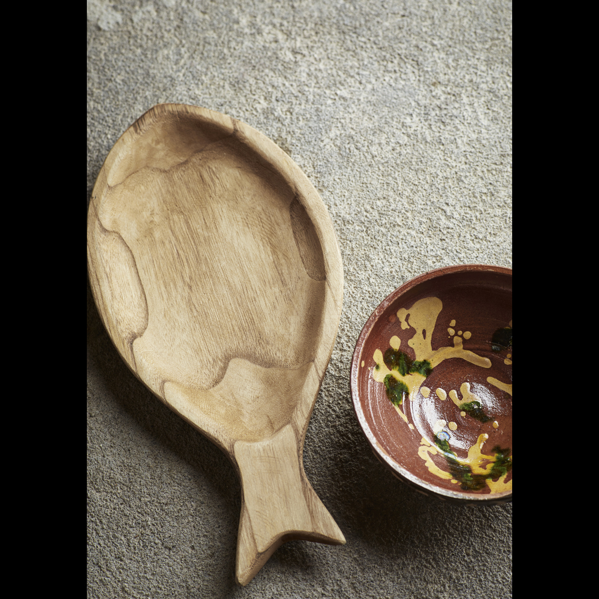 Re-used earthenware bowl