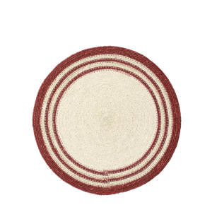 Round seagrass placemat