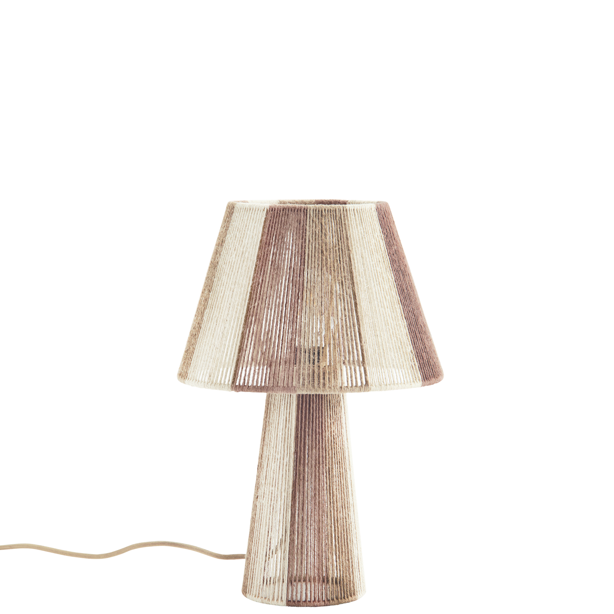 Jute table lamp