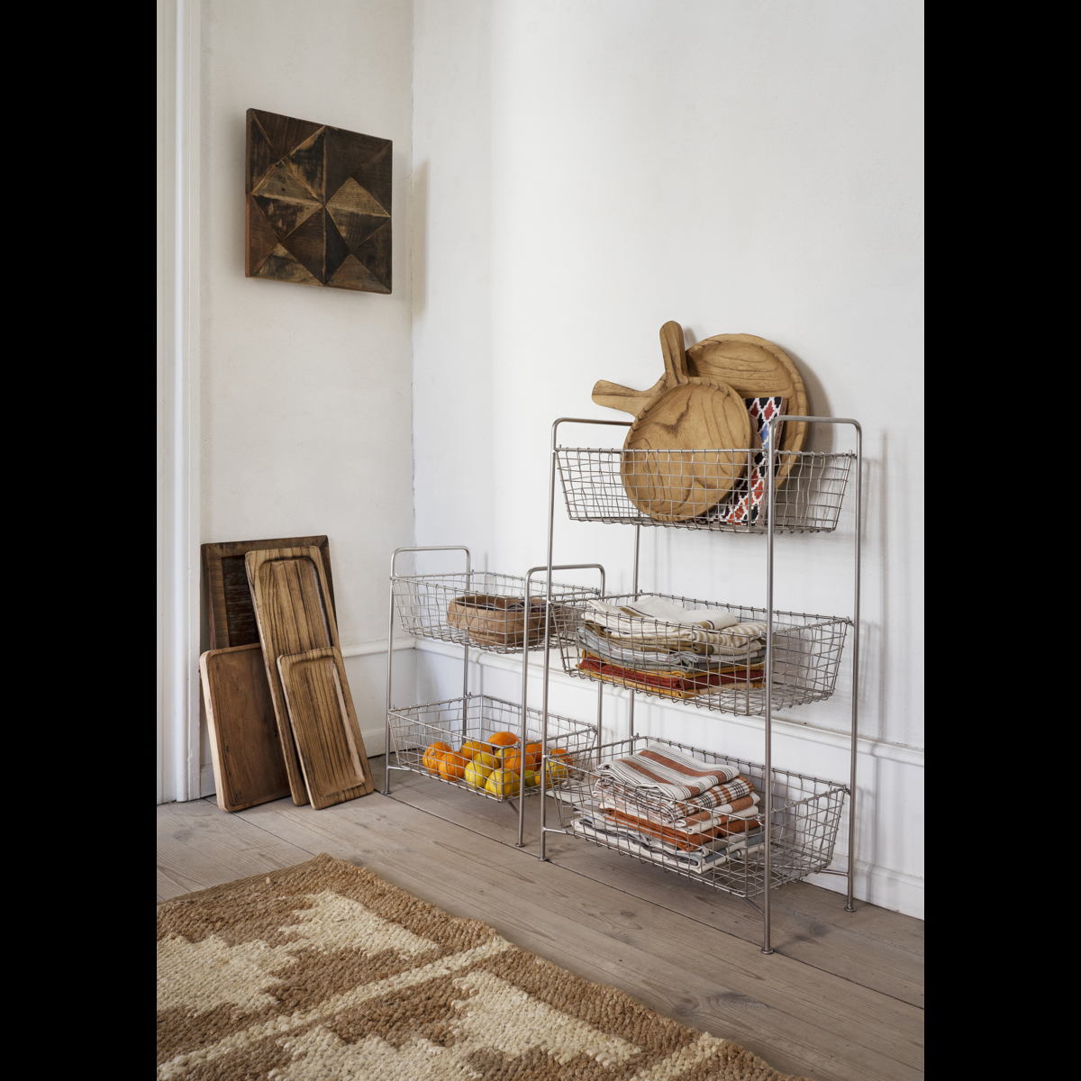 Recycled wooden tray