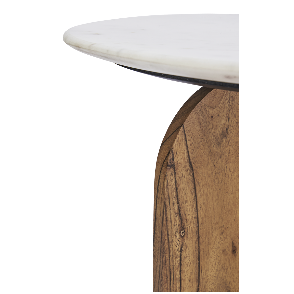 Wooden coffee table w/ marble Wooden coffee table w/ marble