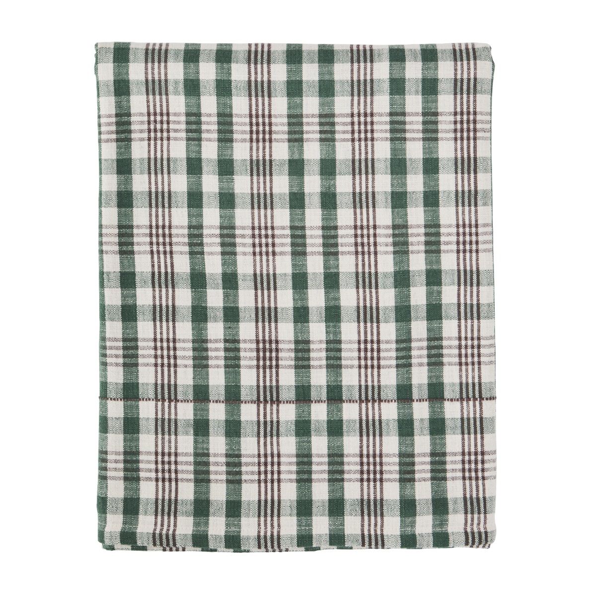 Checked table cloth