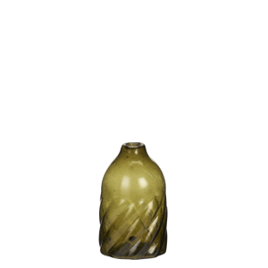 Recycled glass vase