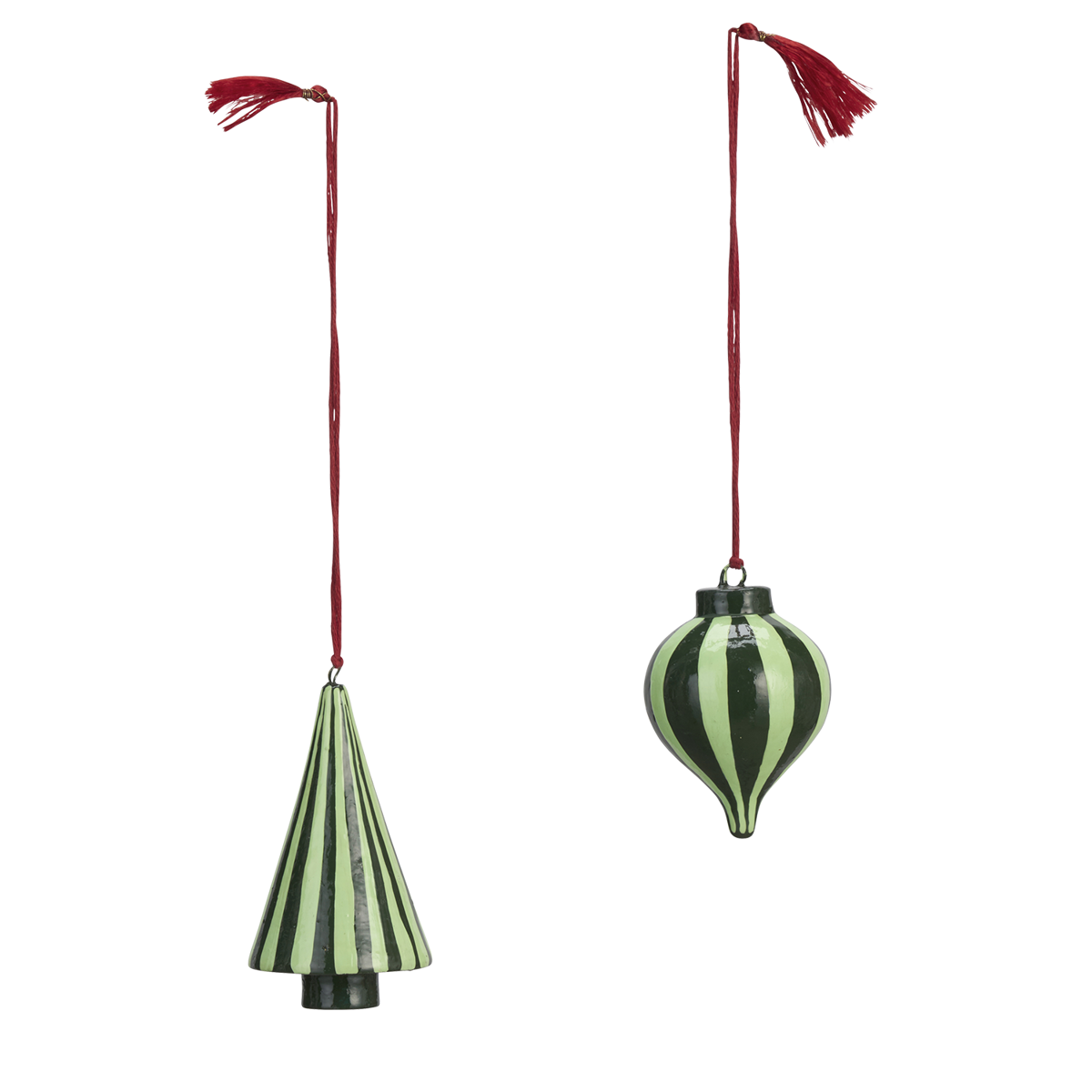 Hand-painted christmas ornaments
