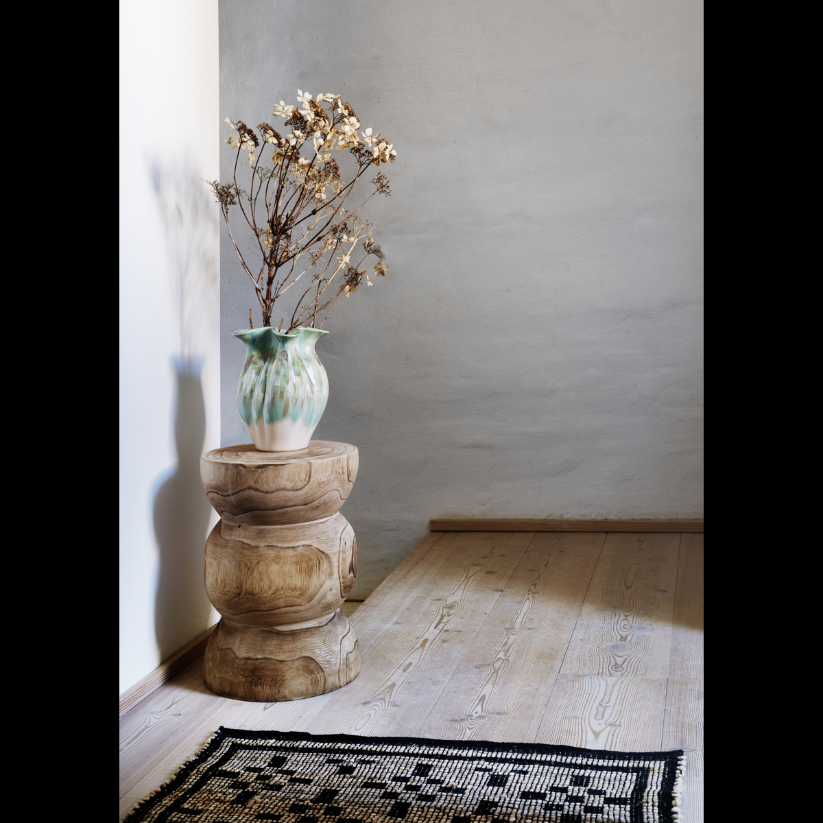 Wooden stool