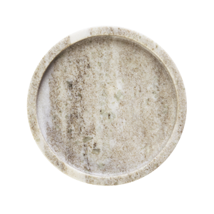 Round marble tray