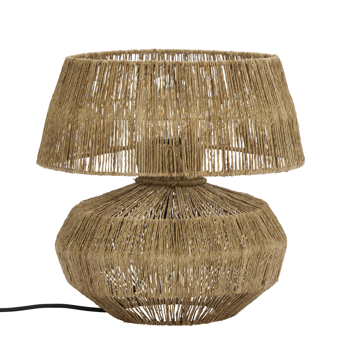 Jute table lamp