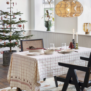Striped paper christmas tree