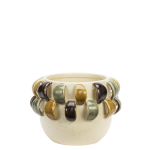 Stoneware flowerpot