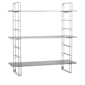 Iron wall shelves