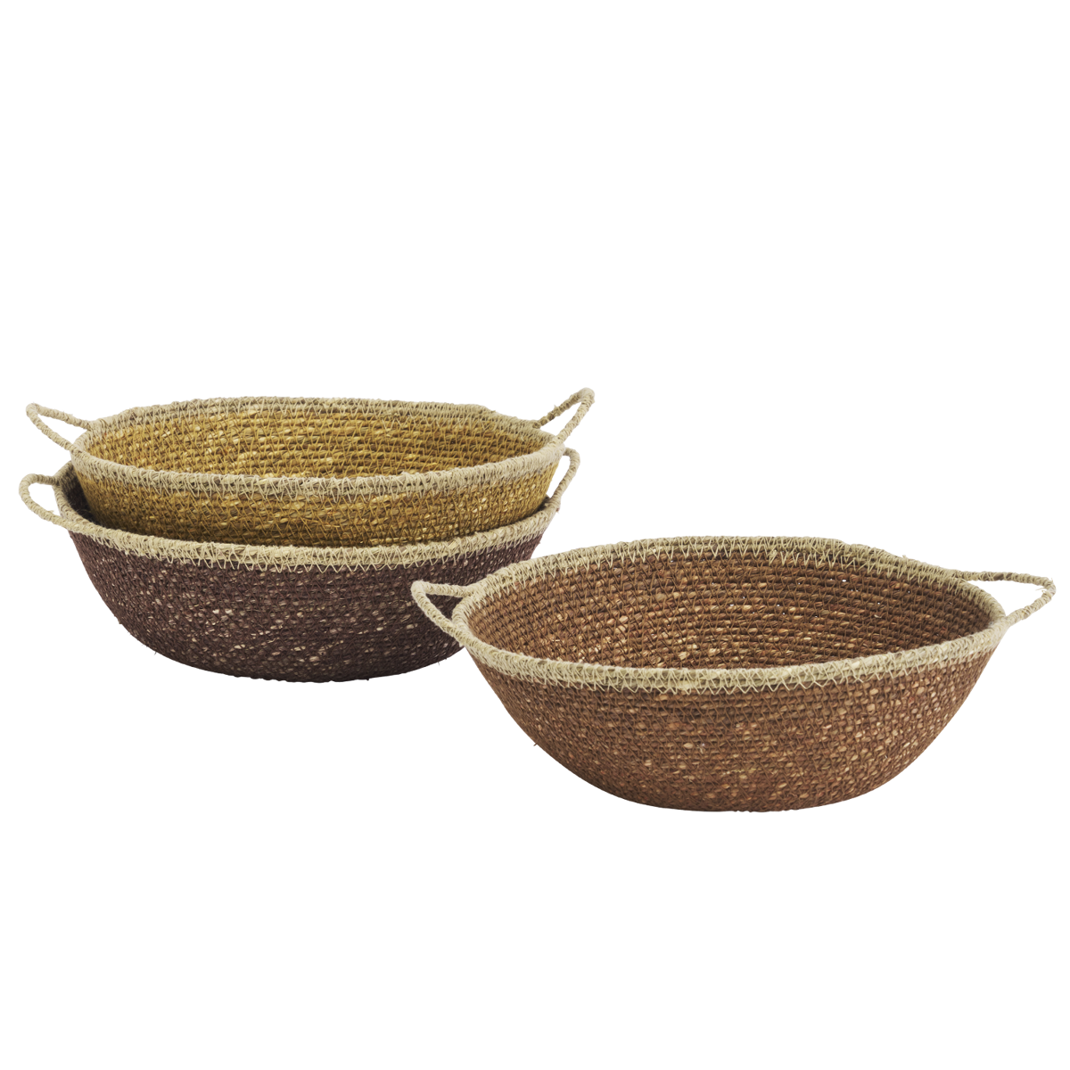 Seagrass basket w/ handles