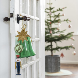 Hanging glass bell