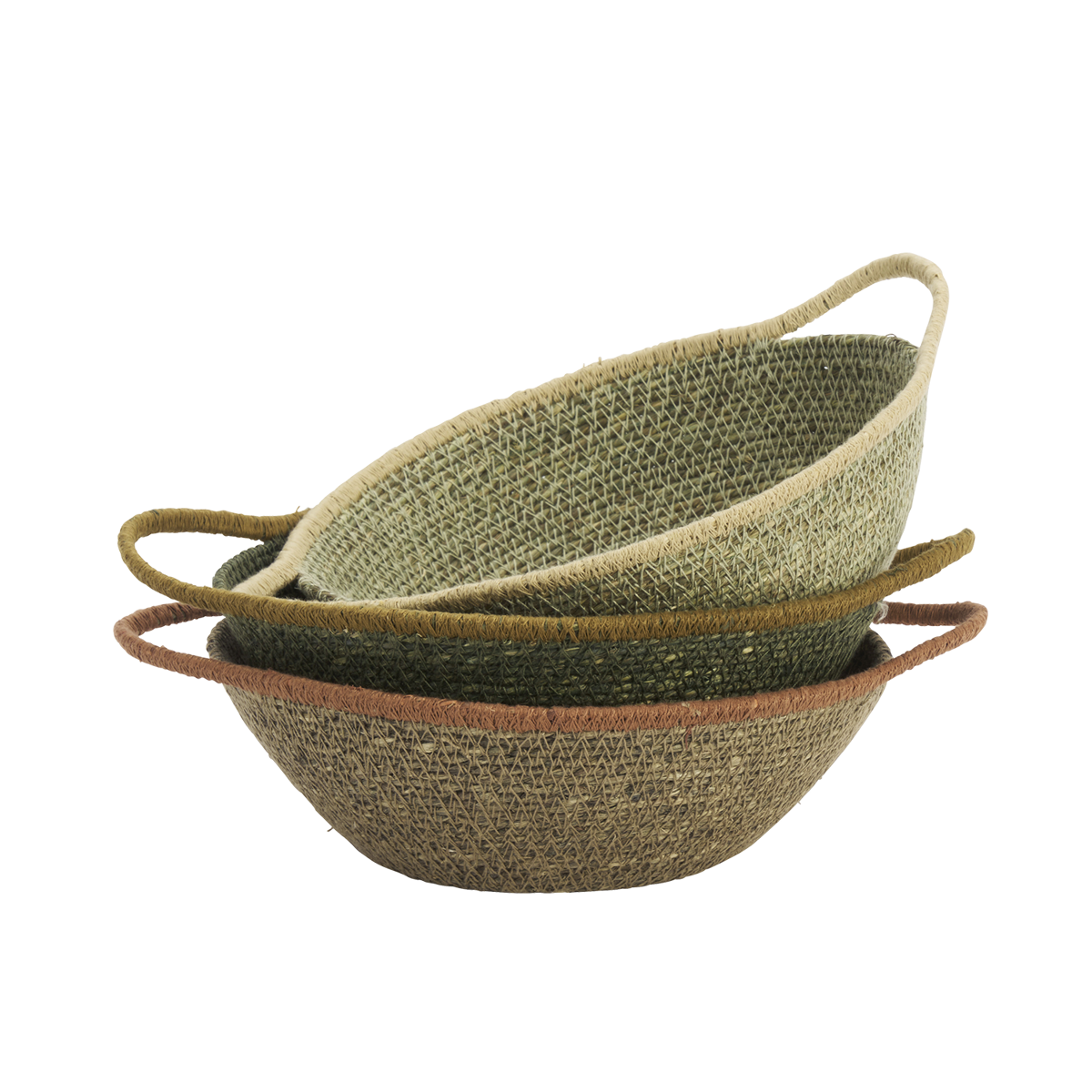 Seagrass basket w/ handles