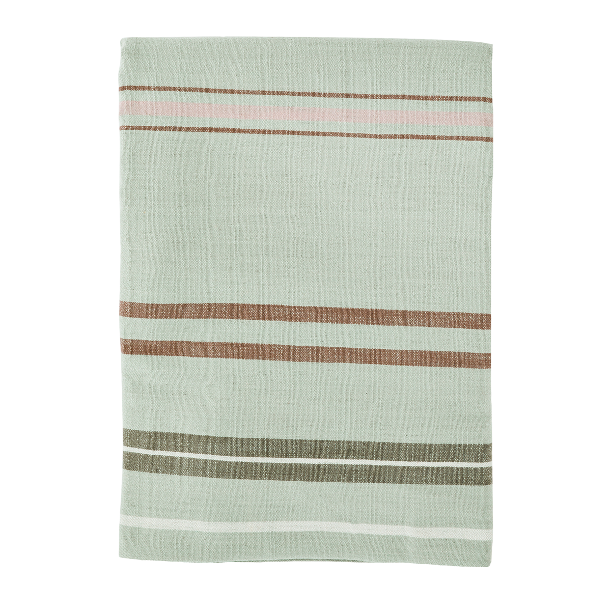 Striped table cloth