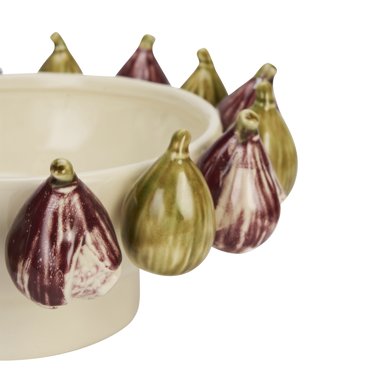 Stoneware bowl w/ figs
