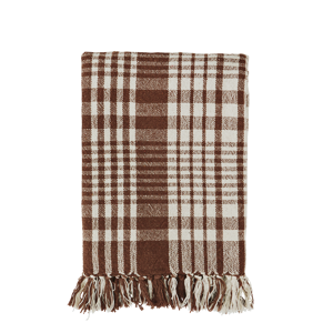 Recycled cotton throw