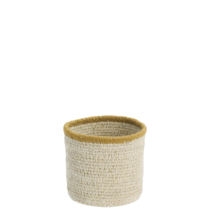Small round seagrass basket