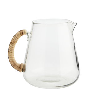 Glass jug w/ bamboo handle