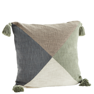 Cushion cover w/ tassels