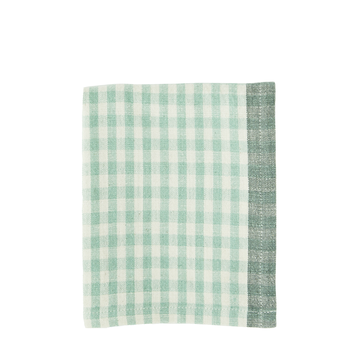 Checked kitchen towel