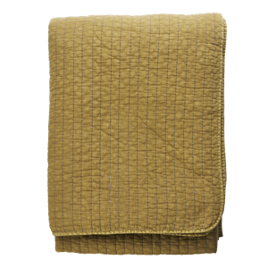 Quilted cotton bed cover