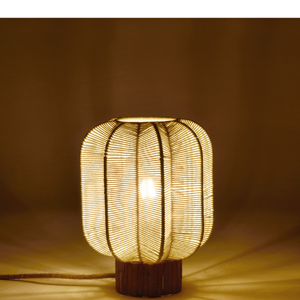 Cotton rope table lamp